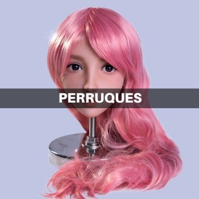 Perruques pour poupée sexuelle